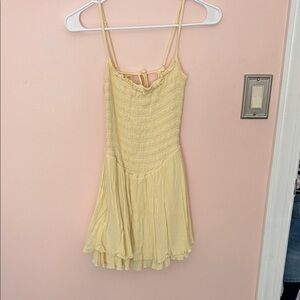 Garage Yellow Spaghetti Strap Sundress